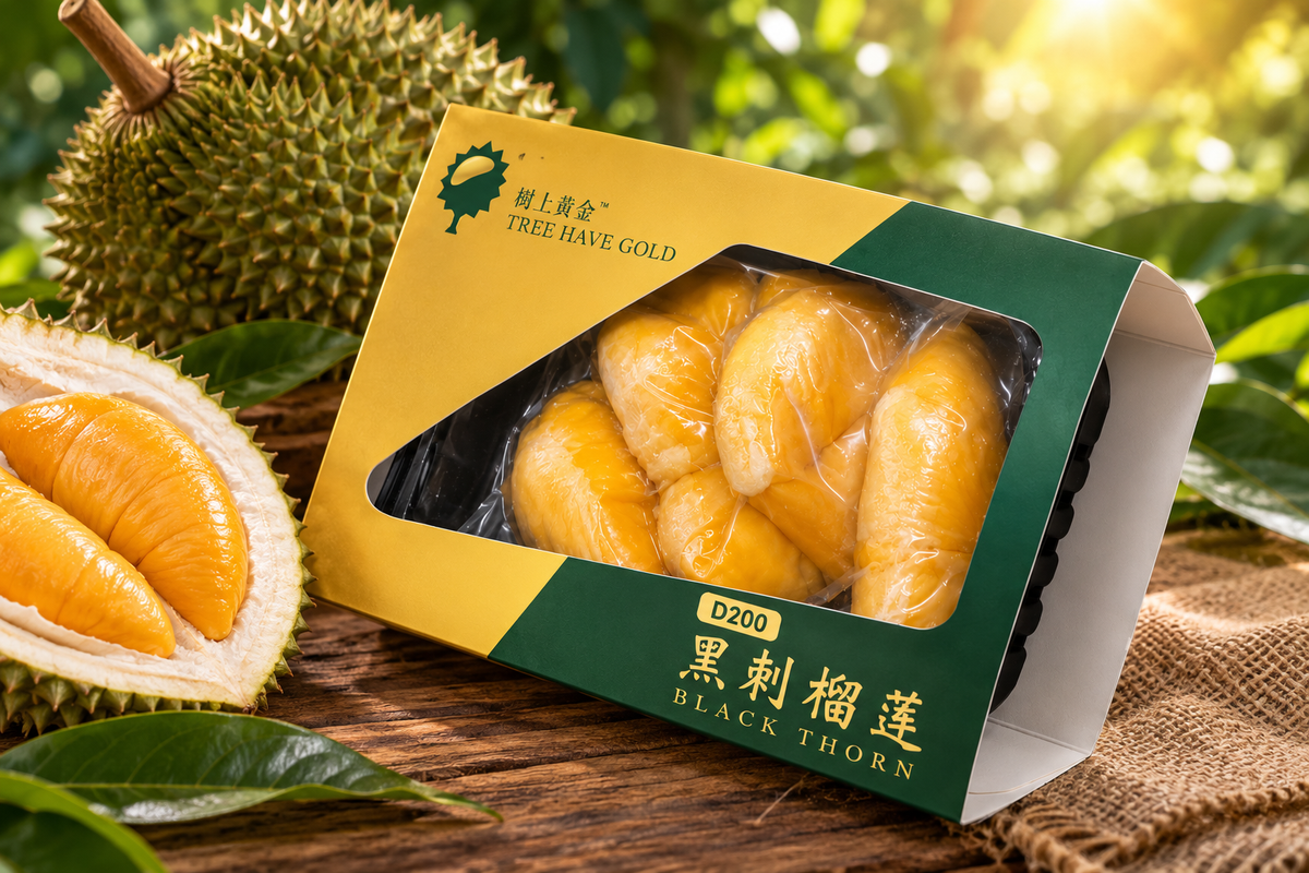 THG DURIAN PULP D200 BLACK THORN 黑刺榴莲果肉